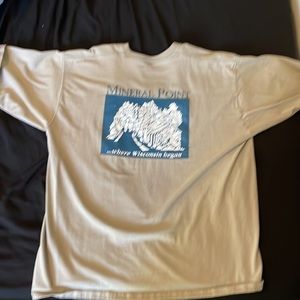 Tan Mineral Point shirt Size Large.